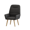 כורסא מפנקת ומעוצבת בצבע שחור