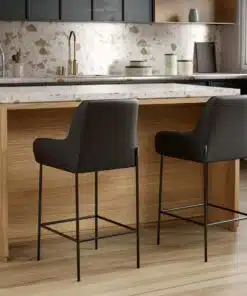 כיסא בר שחור לאי במטבח