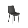 כיסא דמוי עור שחור במבצע