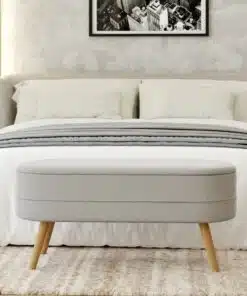 מושב עם אחסון אפור