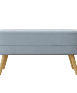 ספסל הדום עם אחסון תכלת מבצע סטייל