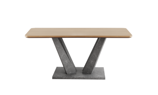 שולחן פינת אוכל אבן משולב עץ