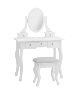 שידת איפור מיוחדת בצבע לבן במבצע חיסול