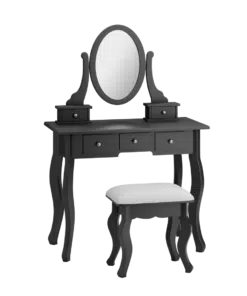 שידת איפור עם מראה ומגירות