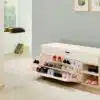 ארון נעליים עם ספסל