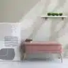 הדום ורוד עם תא אחסון