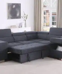 סלון פינתי נפתח למיטה עם ארגז מצעים במבצע