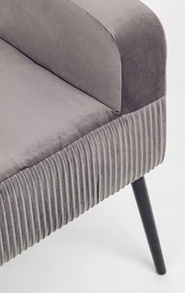 ספסל מרופד - במבצע - ספסל מעוצב בבד קטיפה אפור - הדומים וספסלים סטייל מאסטר רהיטים - רהיטים איכותיים לבית ולמשרד ספסל מרופד - במבצע