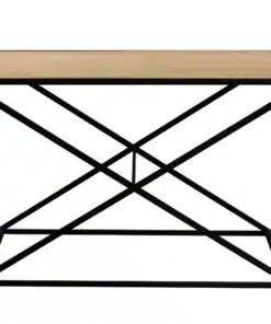 קונסולה מתכת ועץ