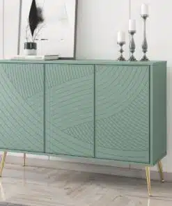 ארון אחסון מעוצב בצבע מנטה טורקיז