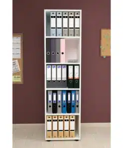 ארון ספרים לבן