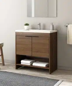 ארון עם כיור לשירותים