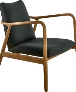 כורסא עם ידיות עץ מלא