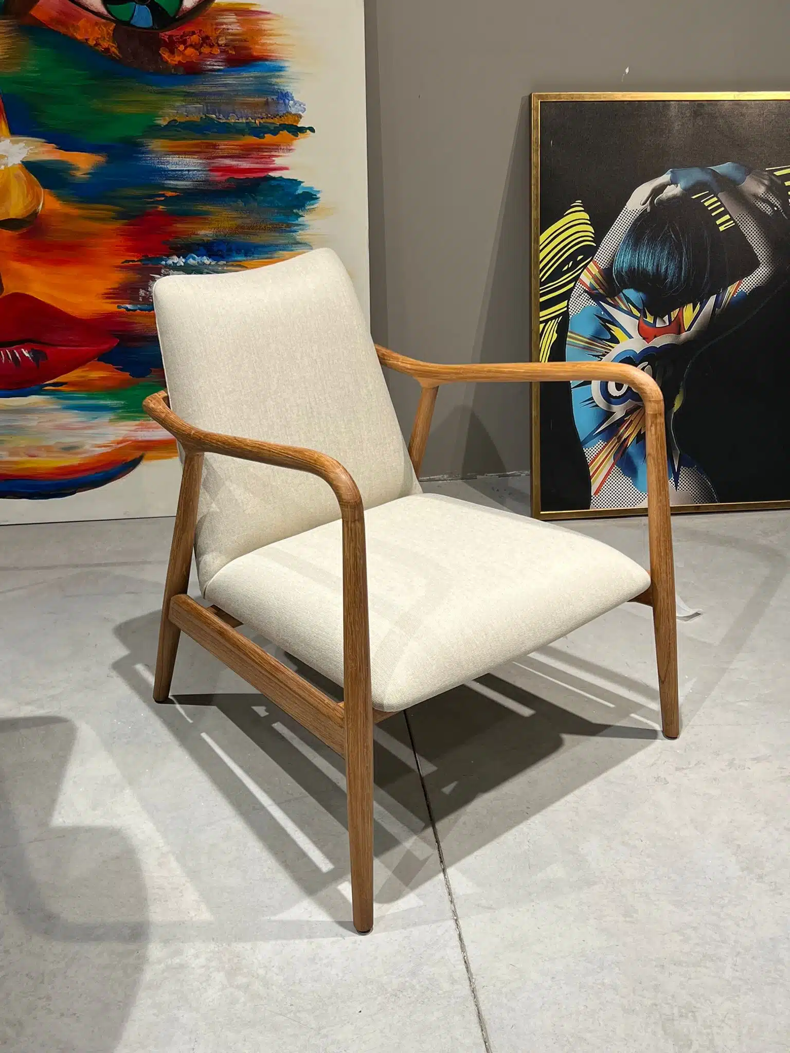 כורסת מעצבים ידיות עץ - כורסא מעץ טיק מלא בעיצוב יוקרתי - כורסאות מעוצבות סטייל מאסטר רהיטים - רהיטים איכותיים לבית ולמשרד