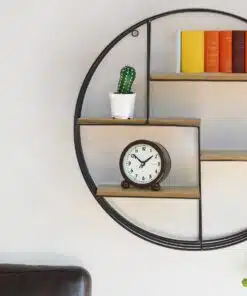 מדף דוקרטיבי עגול לתלייה