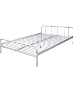 מיטה לבנה מברזל