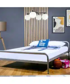 מיטה מתכת רוחב 140