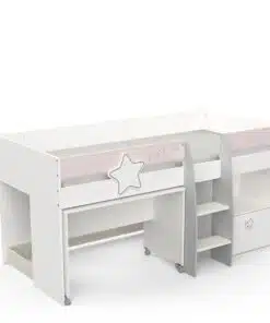 מיטת ילדים לבנות ורוד במבצע