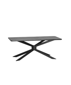 שולחן פינת אוכל נפתח דמוי שיש אפור