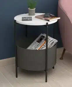 שולחן צד עגול