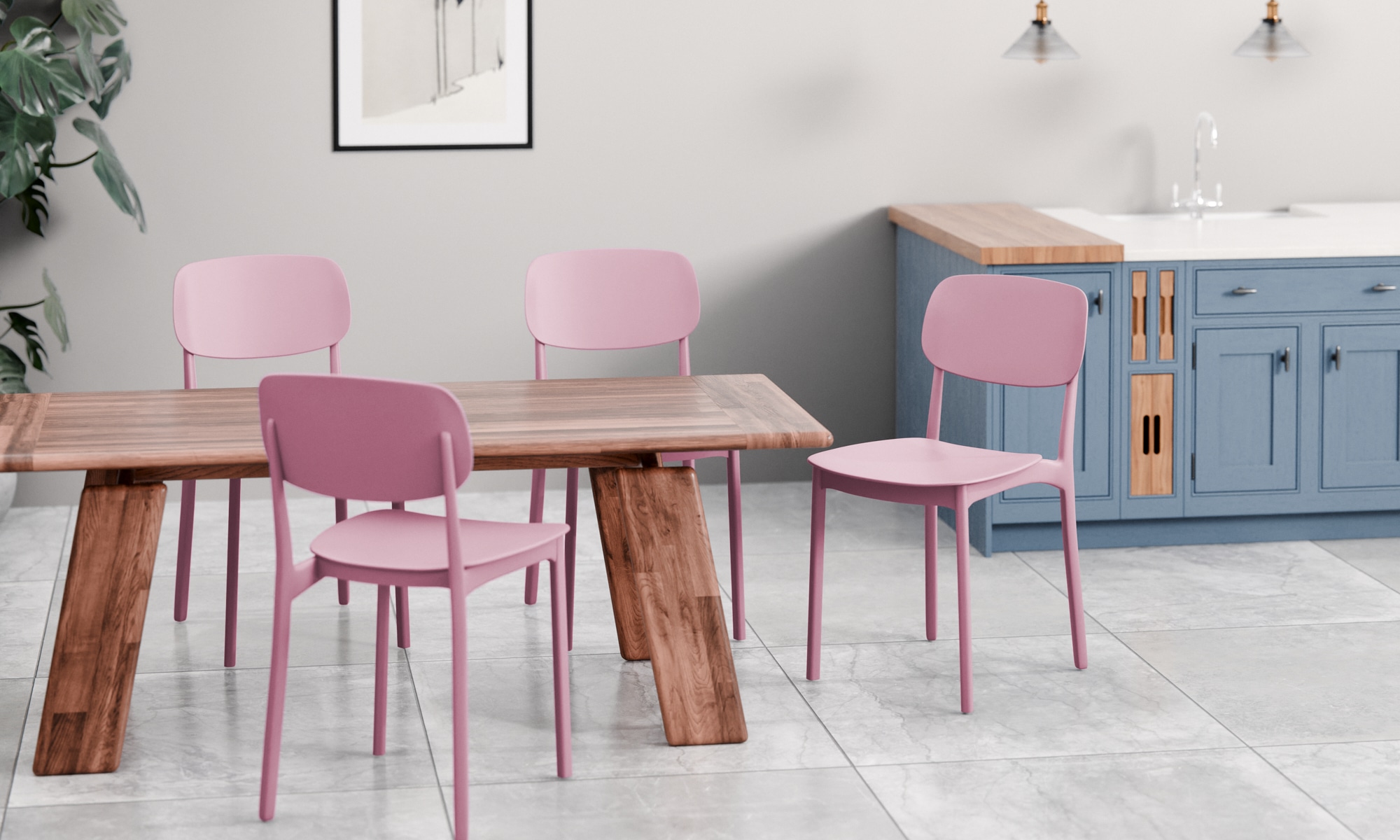 כיסא ורוד מפלסטיק - כסא פלסטיק ורוד לפינת אוכל או לגינה - כסאות אורח למשרד סטייל מאסטר רהיטים - רהיטים איכותיים לבית ולמשרד כיסא ורוד מפלסטיק