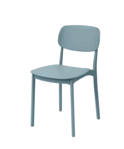 כסא מפלסטיק בצבע טורקיז