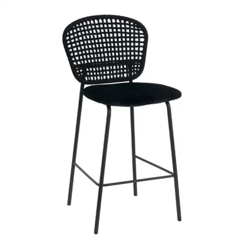 כסאות בר בעיצוב נורדי בצבע שחור