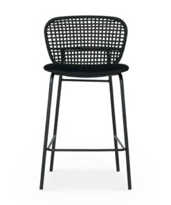 כסאות בר גב רשת עיצוב נורדי
