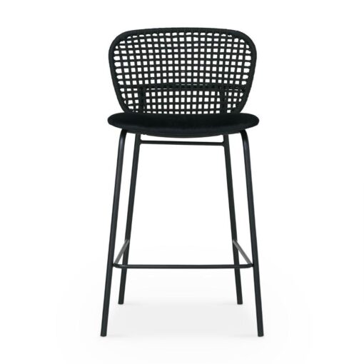 כסאות בר גב רשת עיצוב נורדי