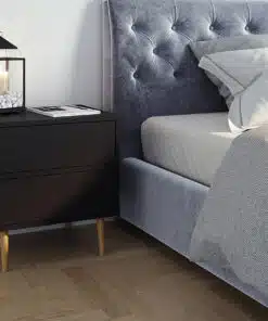 שידת צד שחורה