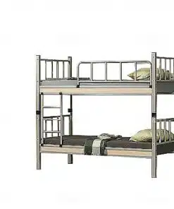 מיטת קומתיים לילדים בצבע אפור