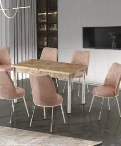 פינת אוכל עם 6 כסאות במבצע