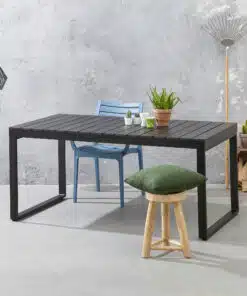 שולחן לפינת אוכל בצבע שחור רוחב 150