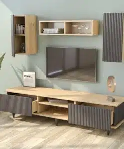 מזנון טלוויזיה לסלון רוחב 170 עם מגירות