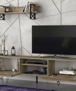 מזנון סלון מעוצב עם שולחן קפה