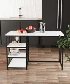 שולחן למטבח בצבע לבן