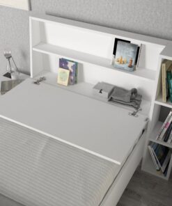 מיטת יחיד עם אחסון