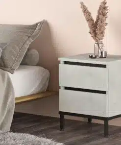 שידת לילה בגימור בטון