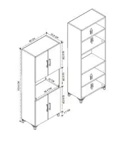 ארון למיקרוגל או לטוסטר אובן