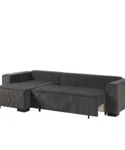 סט ספוות פינתי נפתח למיטה זוגית