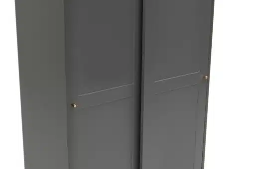 ארון 2 דלתות בצבע אפור