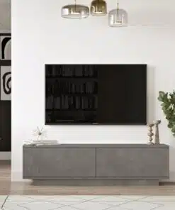 מזנון אפור בטון רוחב 140