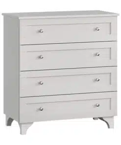 שידה מגירות לבנה במבצע חיסול