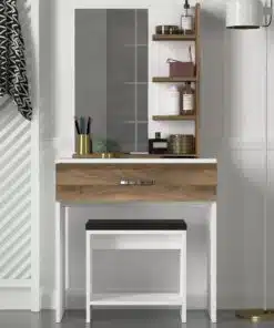 שידת איפור מעוצבת לחדר שינה