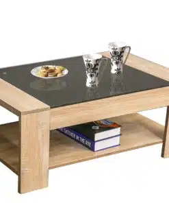 שולחן מלבני לסלון מעץ