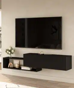 מזנון לסלון עם קלאפה ומדף 200 סמ