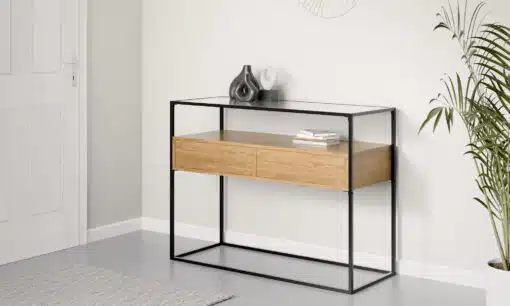 קונסולה צרה לכניסה