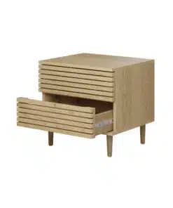 שידת לילה נורדית מעץ