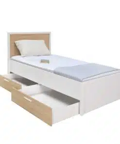 מיטות יחיד עם ארגז מצעים