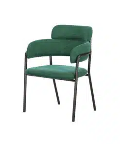 כיסאות אוכל קטיפתיים בצבעים פסטליים